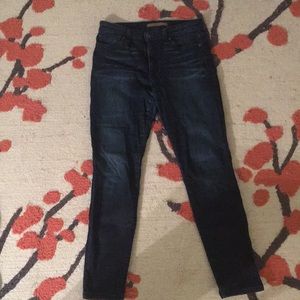 Joe's Jeans High Rise Dark Wash Skinny Jeans
